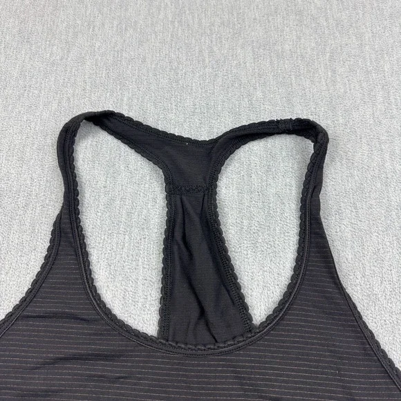 Lululemon Tank Top Womens 8 Black 105 F Singlet Performance Yoga Gym Active - Picture 3 of 9